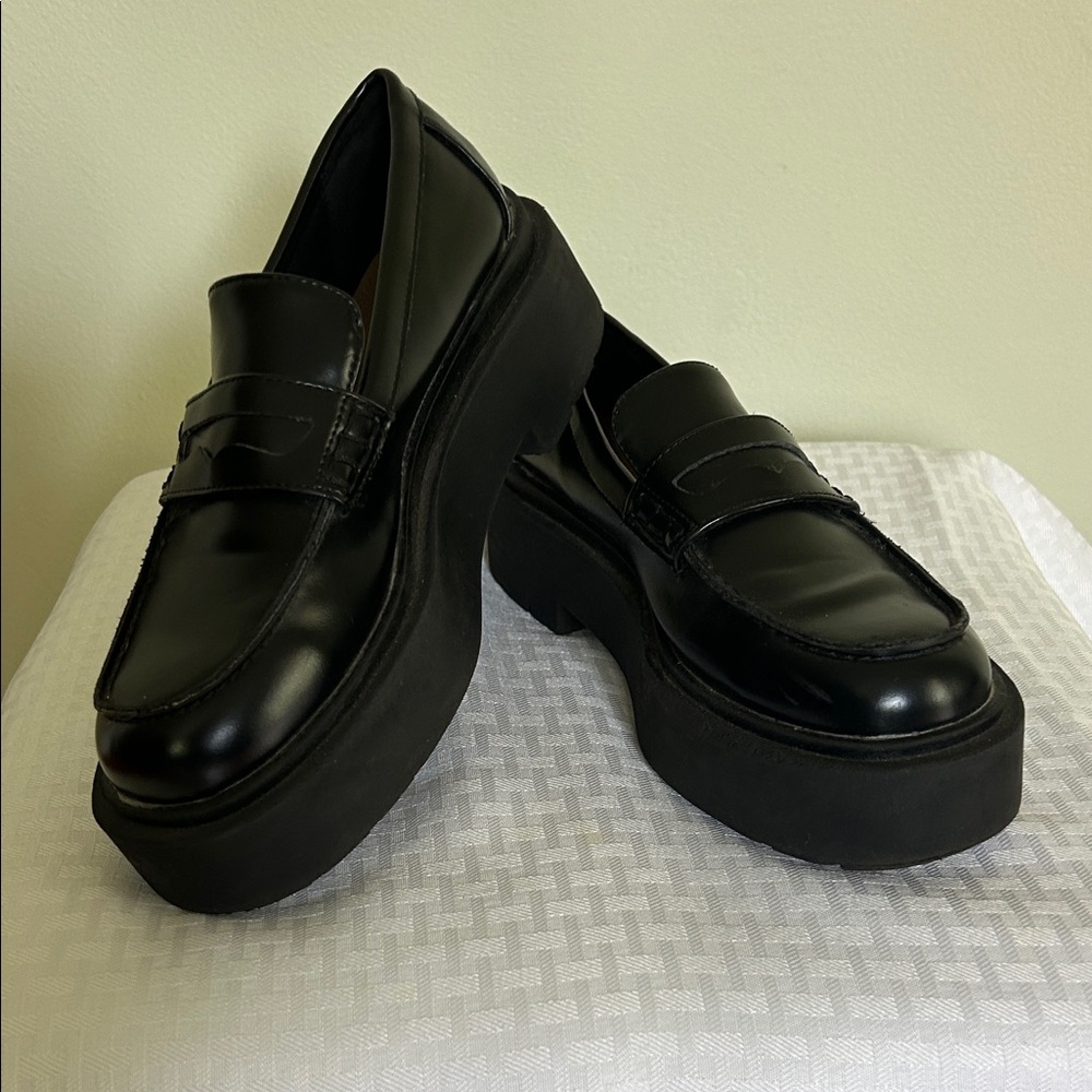 H&M Women's Black Platform Loafers size 36